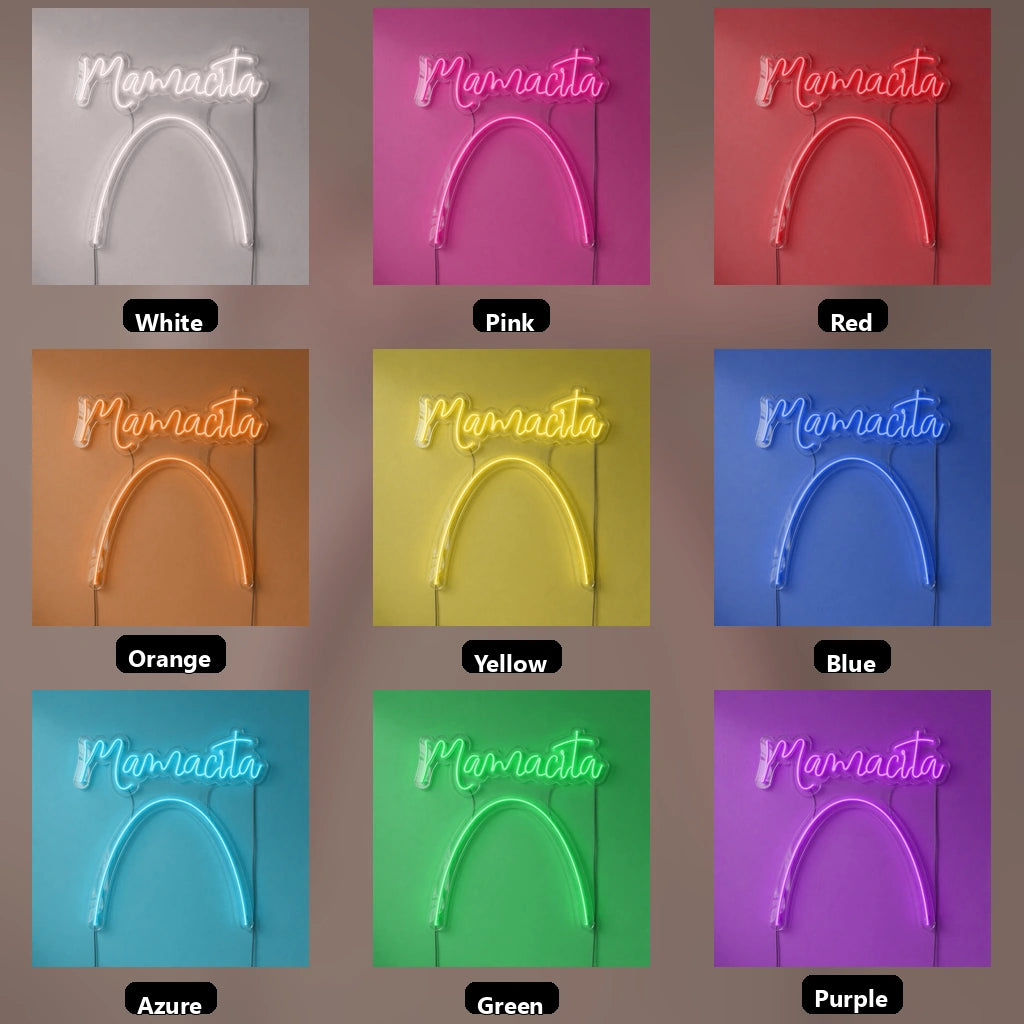 Mamacita LED Neon Sign - 05 Color Grid