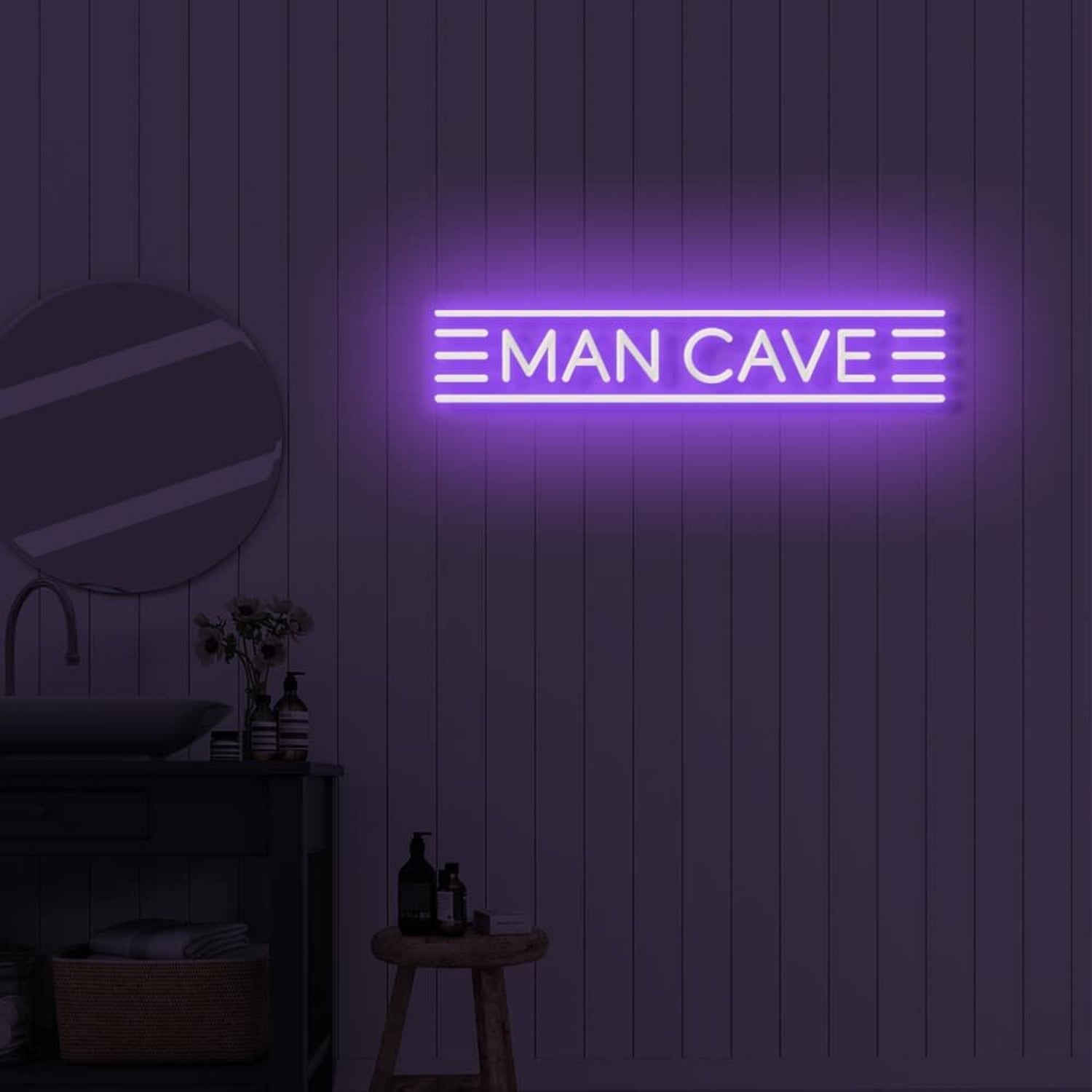 Man Cave 2 Led Illuminated Sign | Shineneon