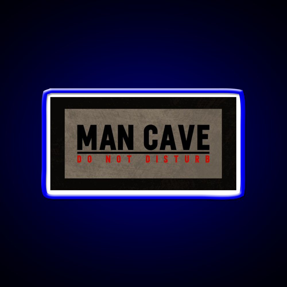Man Cave Do Not Disturb Funny Dorm Room Man Cave Bar Led Neon Sign Rgb Color