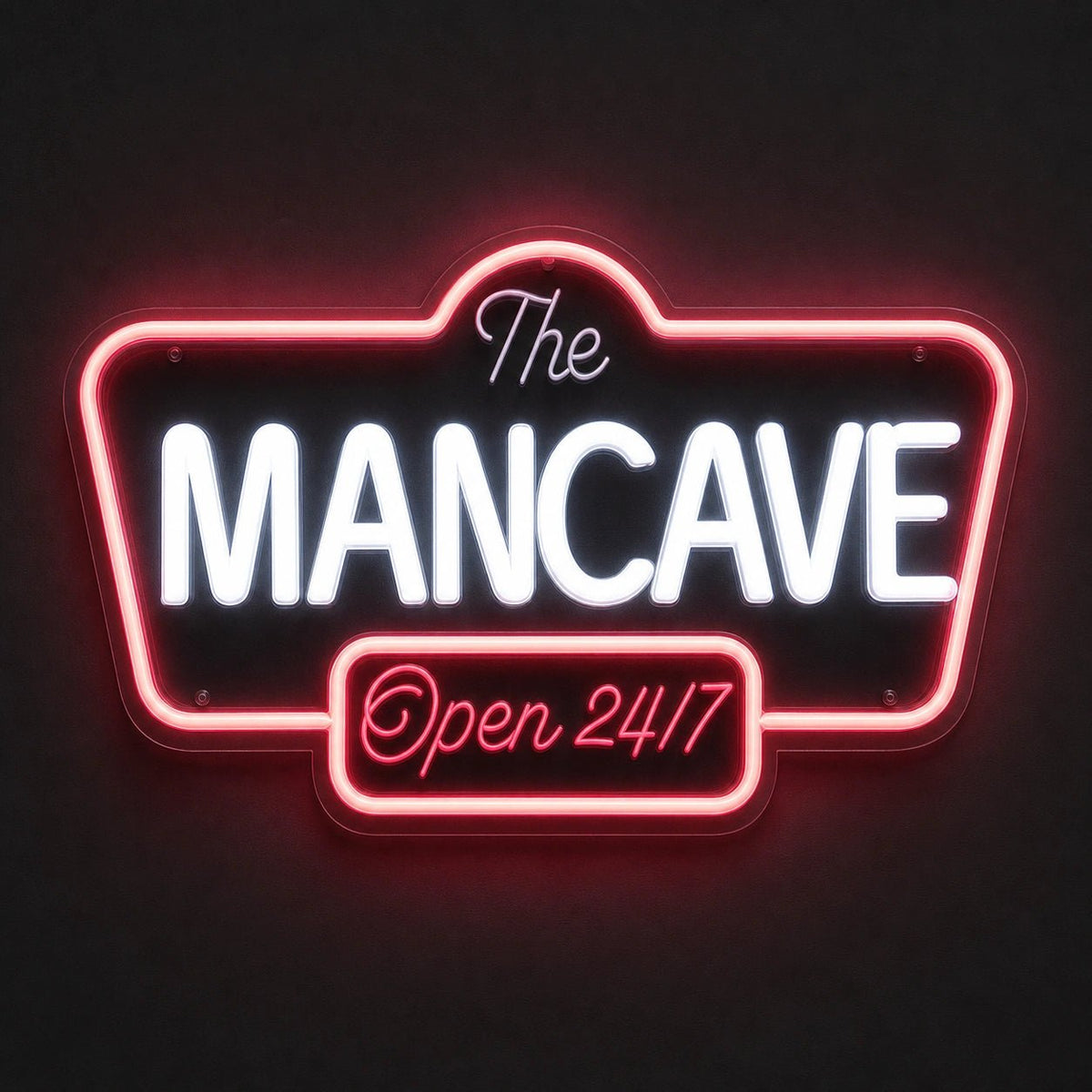 Man Cave Open 24 7 LED Neon Sign - Shineneon
