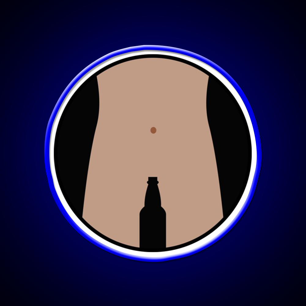 Man Restroom Bathroom Joke Man Cave Bar Led Neon Sign