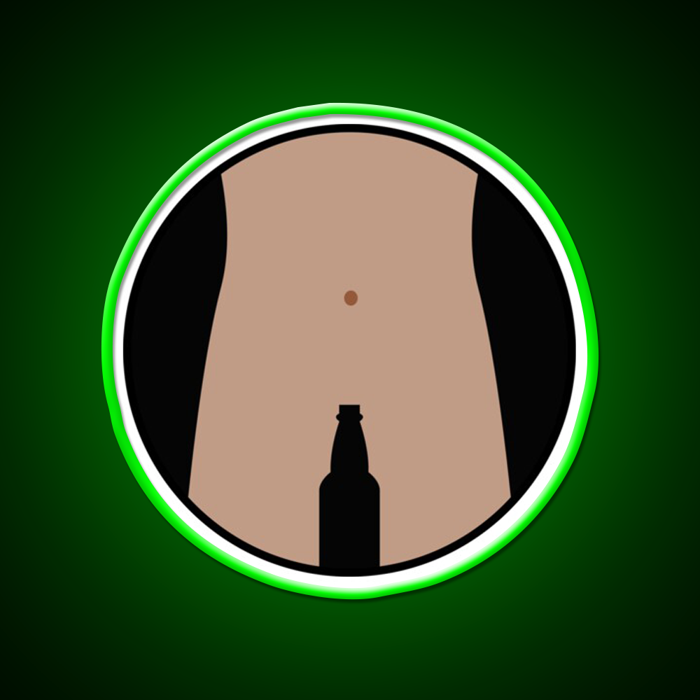 Man Restroom Bathroom Joke Man Cave Bar Led Neon Sign