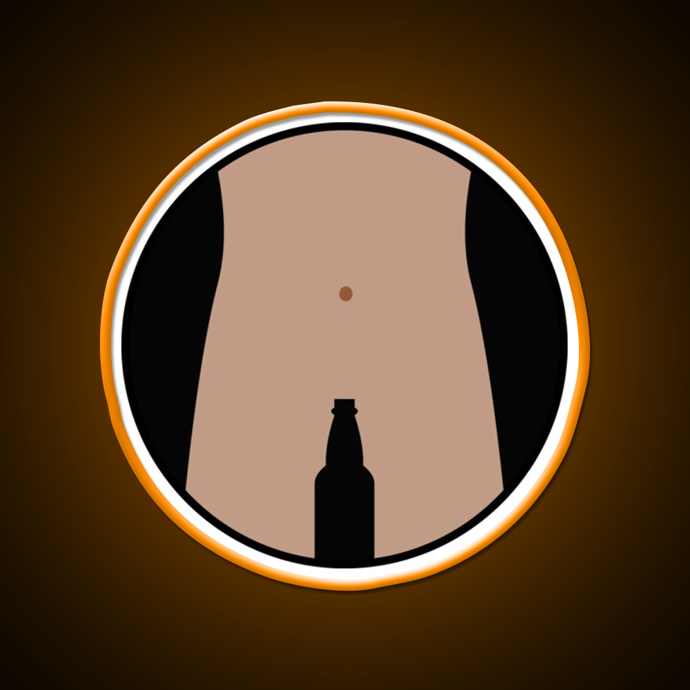 Man Restroom Bathroom Joke Man Cave Bar Led Neon Sign