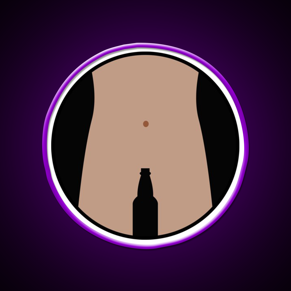 Man Restroom Bathroom Joke Man Cave Bar Led Neon Sign