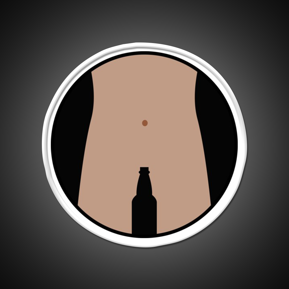 Man Restroom Bathroom Joke Man Cave Bar Led Neon Sign