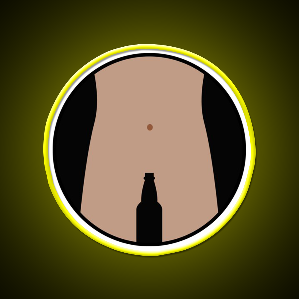 Man Restroom Bathroom Joke Man Cave Bar Led Neon Sign