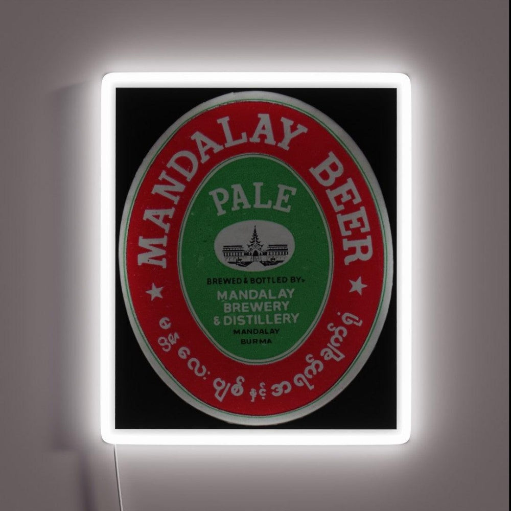 Mandalay Beer Rgb Led Neon Sign - Custom LED neon sign front view