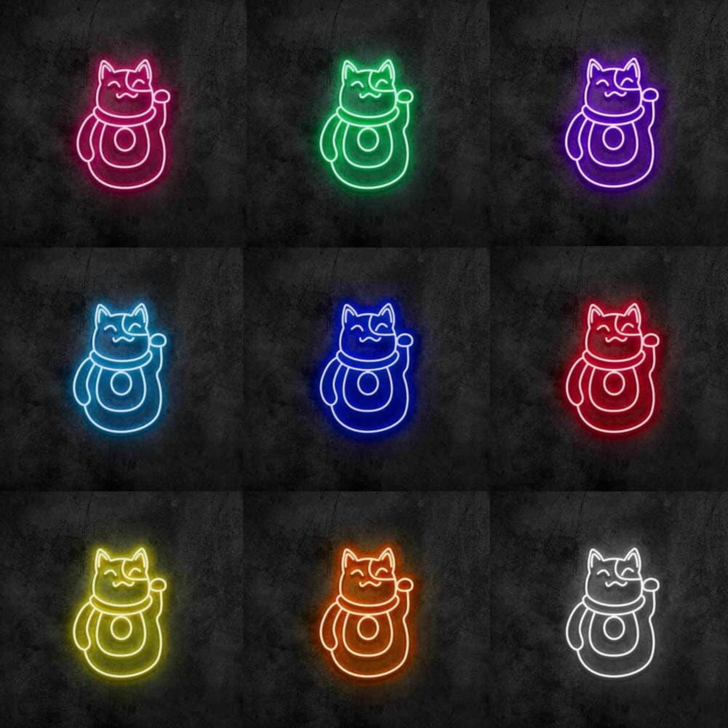 Maneki Neko Led Neon Sign | Shineneon