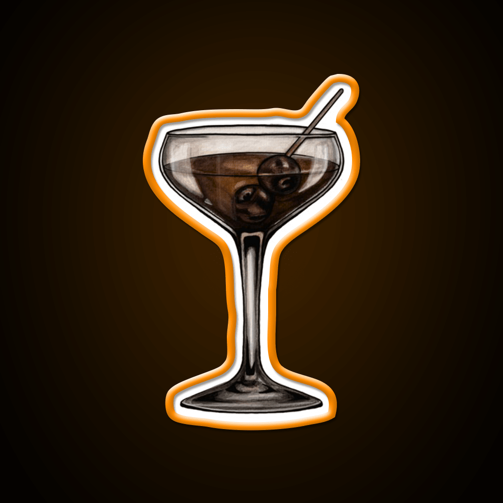 Manhattan Cocktail Bar Decor Led Neon Sign Rgb Color - Shineneon