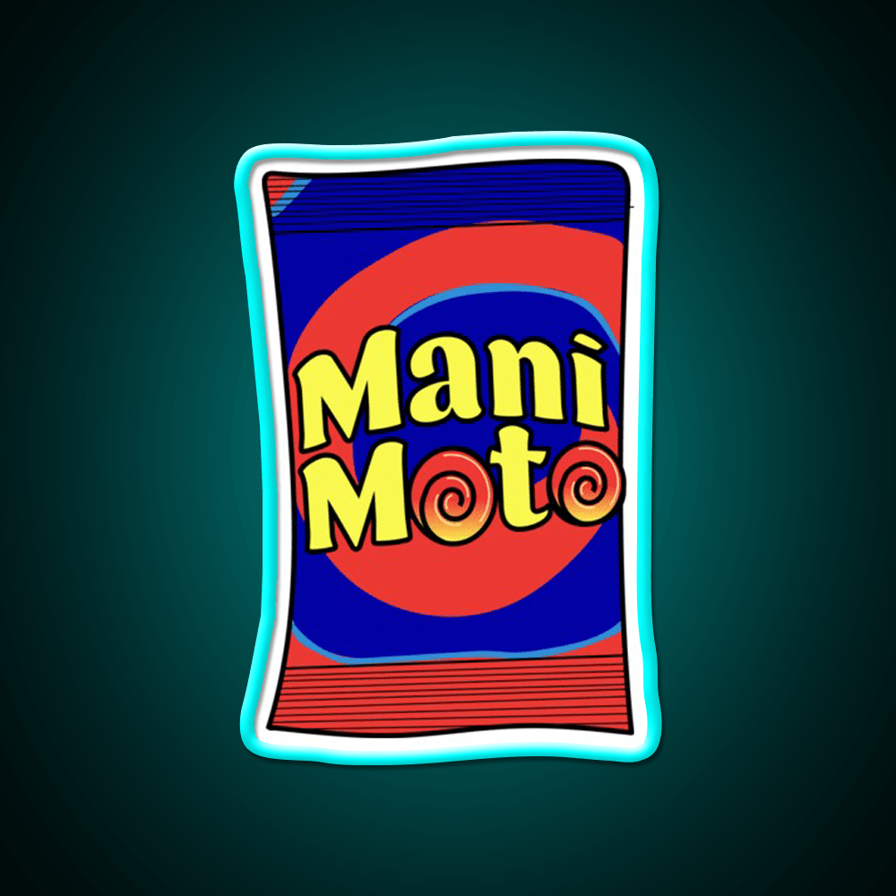 Mani Moto Snack Food Led Neon Sign Rgb Color - Shineneon