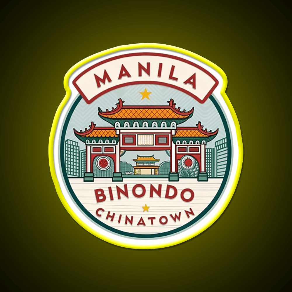 Manila Binondo Chinatown Asian Cultural Led Neon Sign Rgb Color - Shineneon