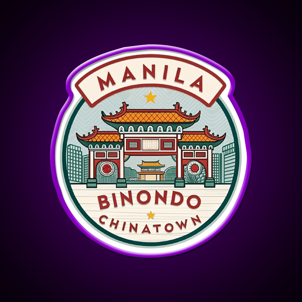 Manila Binondo Chinatown Asian Cultural Led Neon Sign Rgb Color - Shineneon