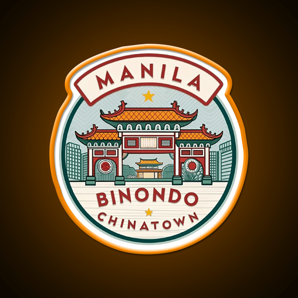 Manila Binondo Chinatown Asian Cultural Led Neon Sign Rgb Color - Shineneon