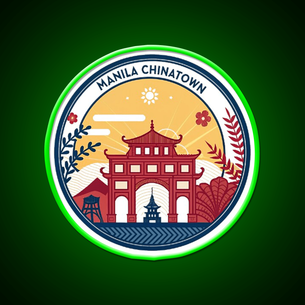 Manila Chinatown Asian Cultural Led Neon Sign Rgb Color - Shineneon