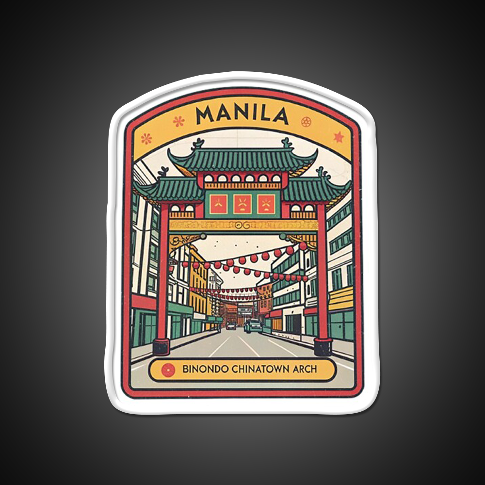 Manila Chinatown Asian Cultural Led Neon Sign Wall Art Rgb Color - LED neon sign view 11