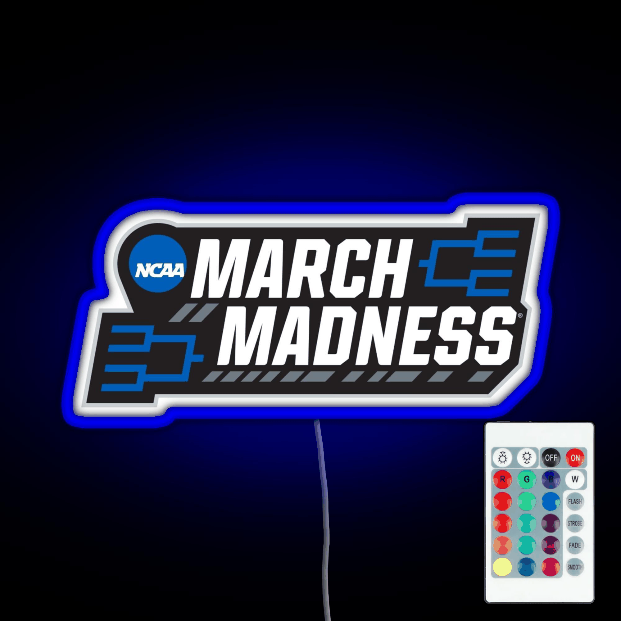 March Madness Rgb Led Neon Sign Pop Wall Art