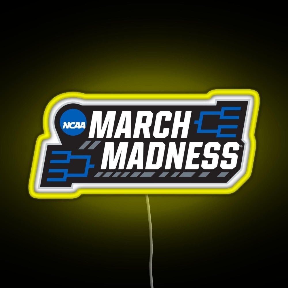 March Madness Rgb Led Neon Sign Pop Wall Art - Shineneon