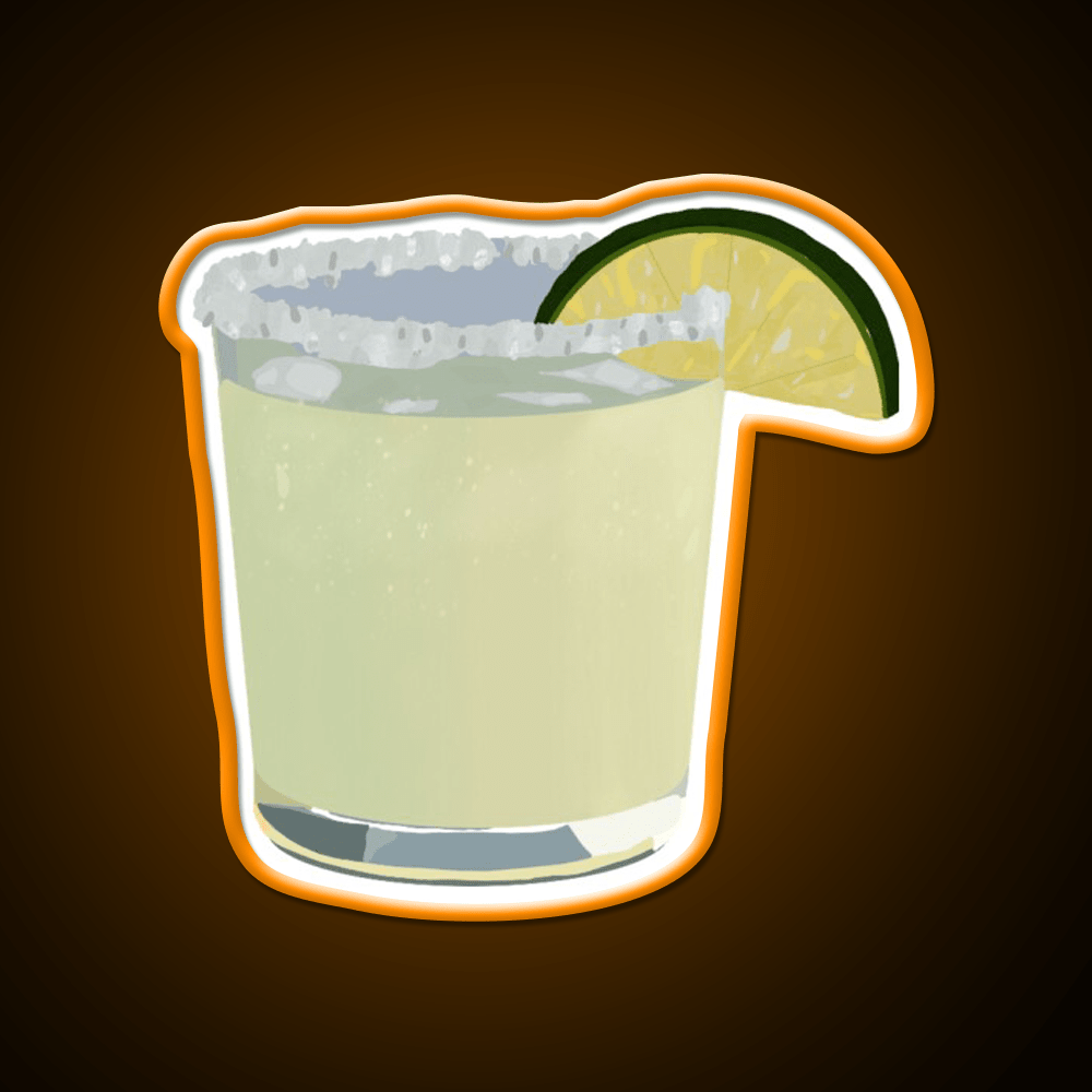 Margarita Cocktail Bar Decor Led Neon Sign Drink Lounge Art Rgb Color - Shineneon