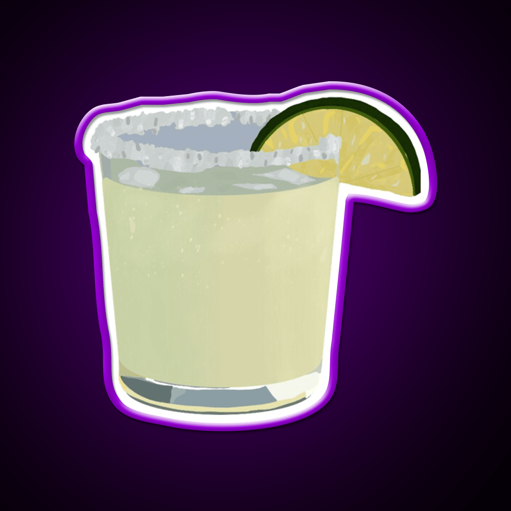 Margarita Cocktail Bar Decor Led Neon Sign Drink Lounge Art Rgb Color - Shineneon