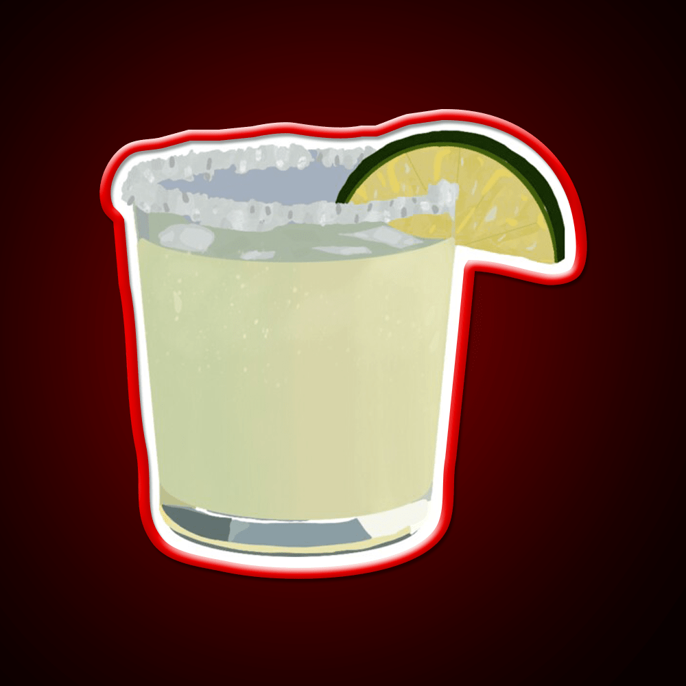 Margarita Cocktail Bar Decor Led Neon Sign Drink Lounge Art Rgb Color - Shineneon