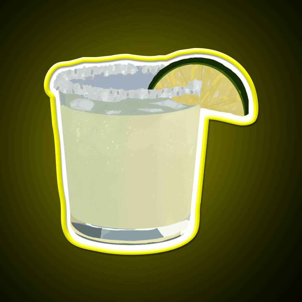 Margarita Cocktail Bar Decor Led Neon Sign Drink Lounge Art Rgb Color - LED neon sign view 7