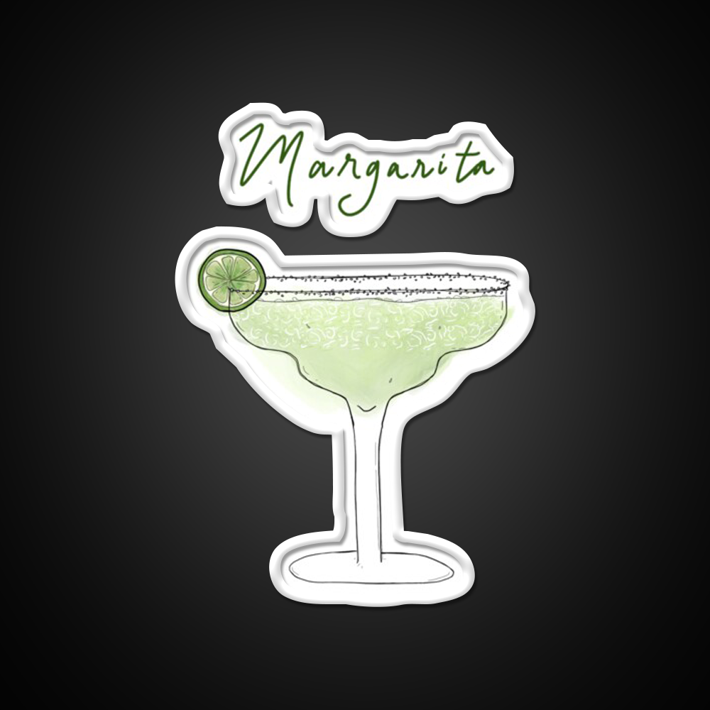 Margarita Cocktail Bar Decor Led Neon Sign Drink Wall Art Rgb Color - LED neon sign view 11