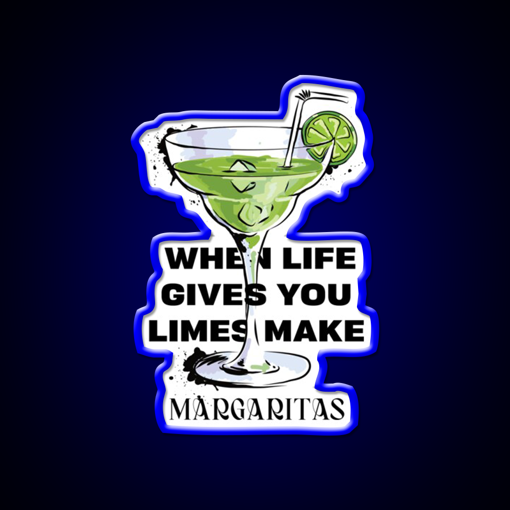 Margarita Cocktail Bar Decor Led Neon Sign For Cocktail Lovers Rgb Color - LED neon sign view 5