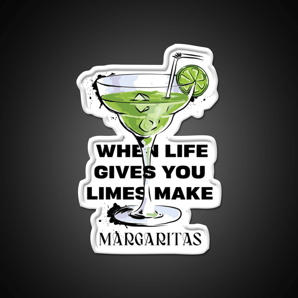 Margarita Cocktail Bar Decor Led Neon Sign For Cocktail Lovers Rgb Color - Shineneon
