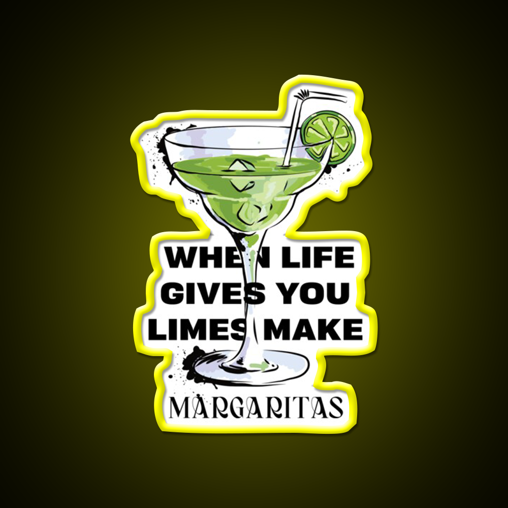 Margarita Cocktail Bar Decor Led Neon Sign For Cocktail Lovers Rgb Color - LED neon sign view 7