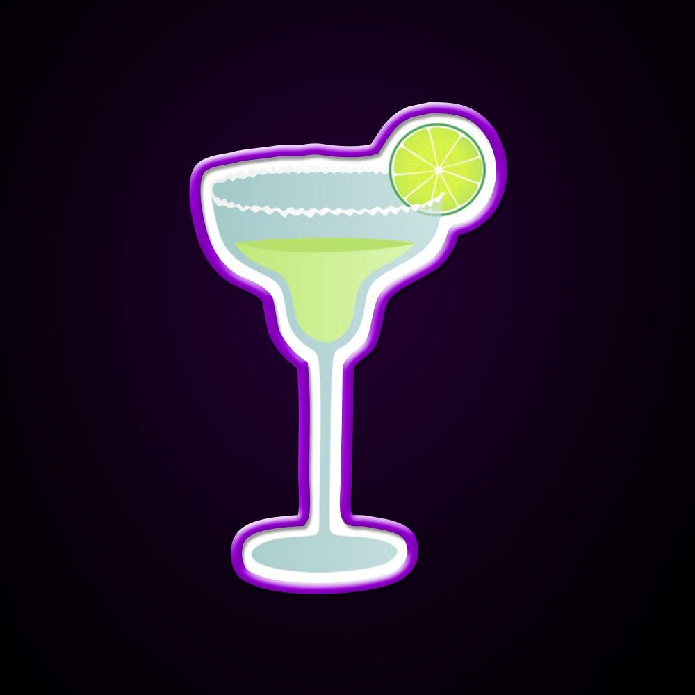 Margarita Cocktail Bar Decor Led Neon Sign Neon Party Sign Rgb Color - LED neon sign view 9