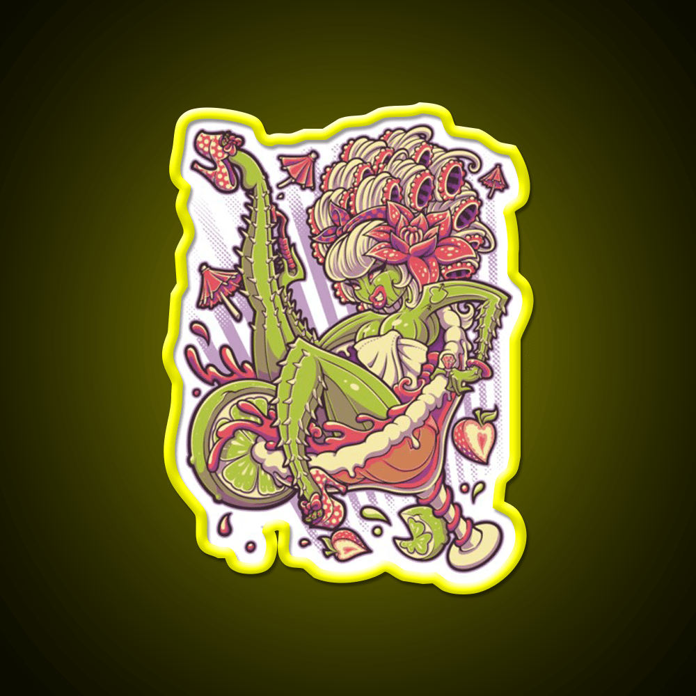 Margarita Cocktail Bar Decor Led Neon Sign Rgb Color - Shineneon