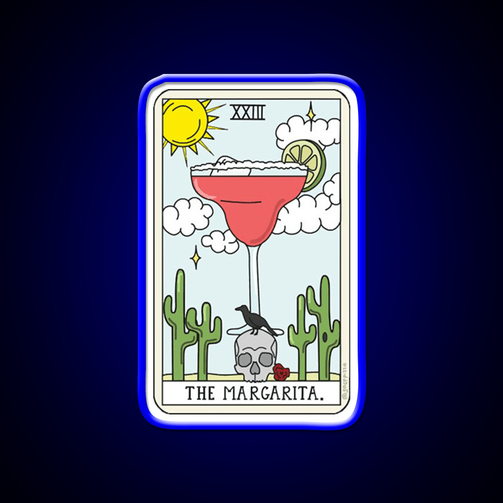 Margarita Reading Party Drink Tequila Led Neon Sign Rgb Color - Shineneon