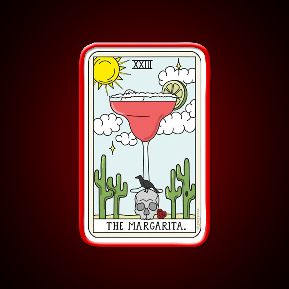 Margarita Reading Party Drink Tequila Led Neon Sign Rgb Color - Shineneon