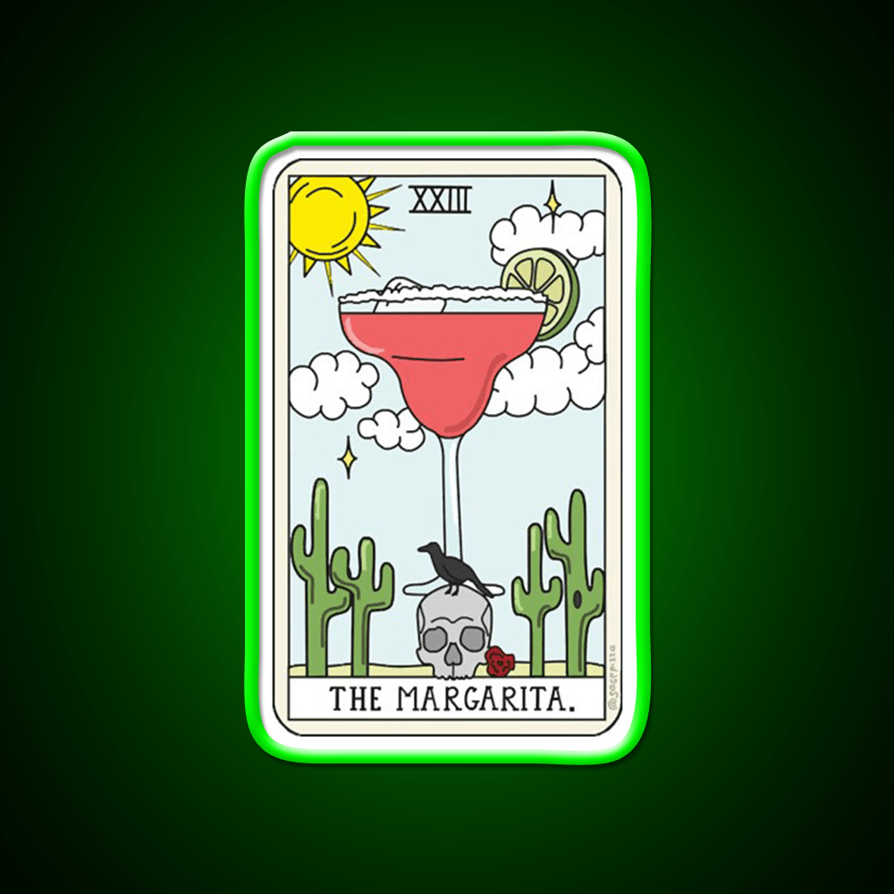 Margarita Reading Party Drink Tequila Led Neon Sign Rgb Color - Shineneon