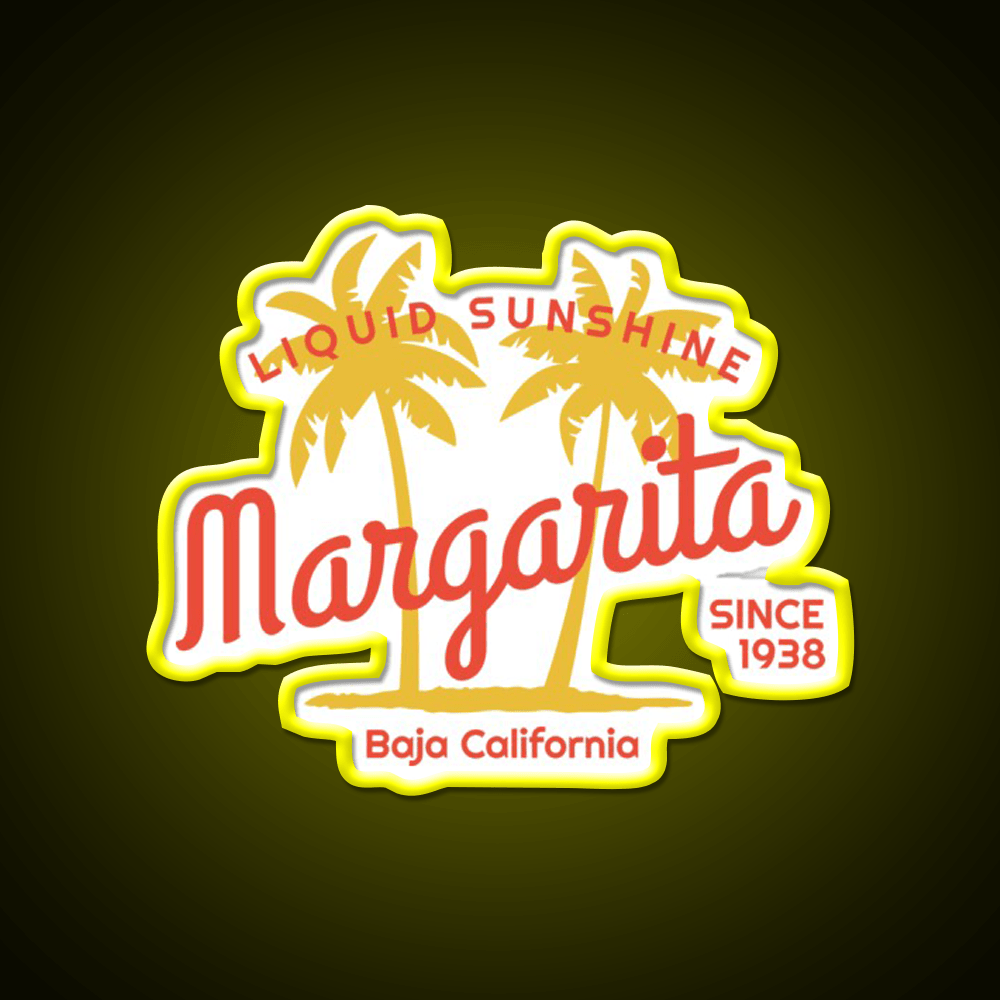 Margarita Since 1938 Liquid Sunshine Party Drink Tequila Led Neon Sign Rgb Color - Shineneon