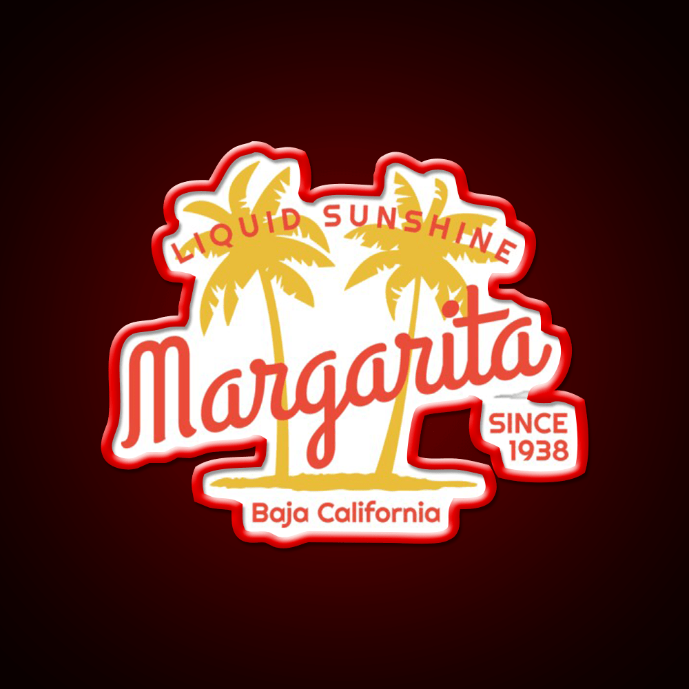 Margarita Since 1938 Liquid Sunshine Party Drink Tequila Led Neon Sign Rgb Color - Shineneon