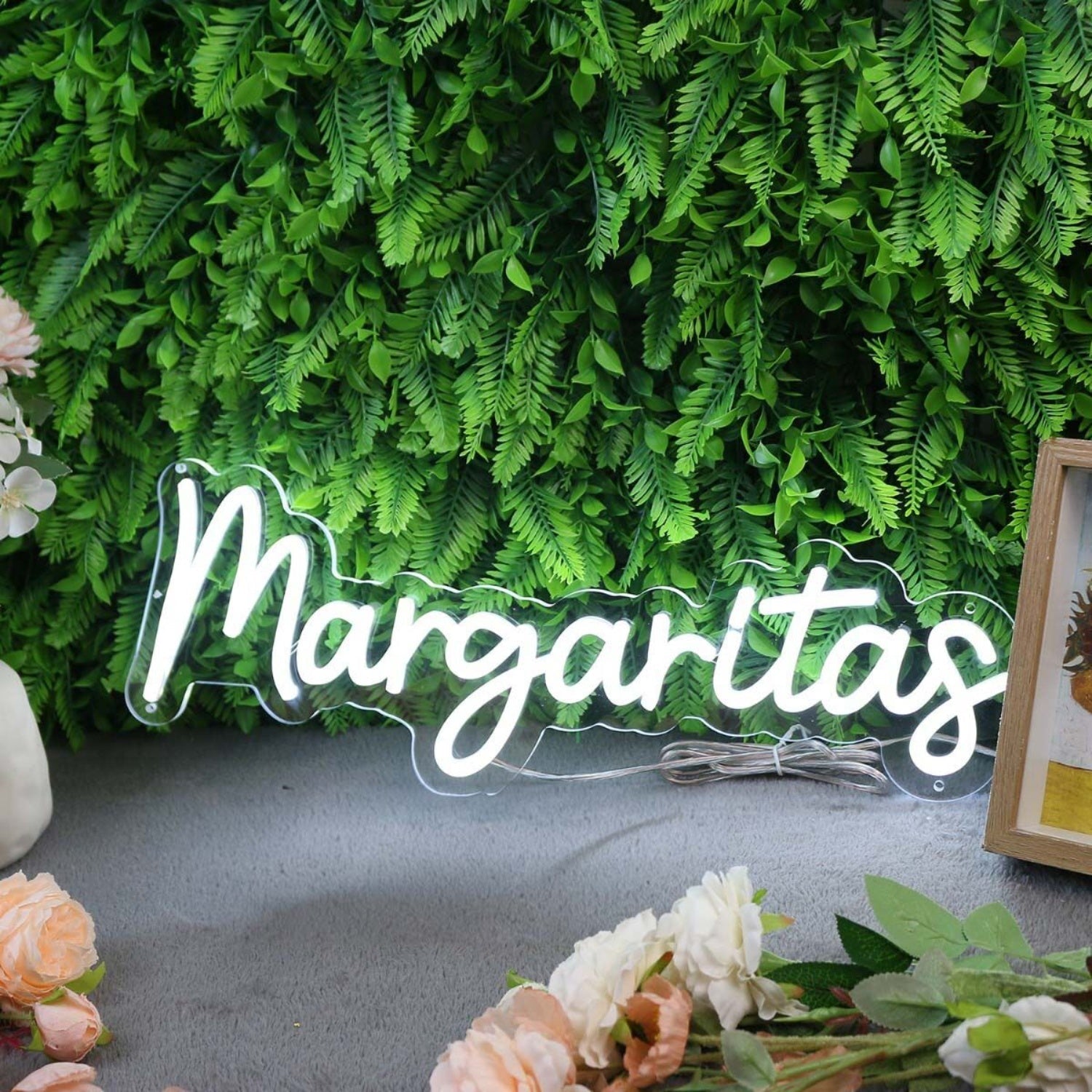 Margaritas White Led Neon Sign - Shineneon
