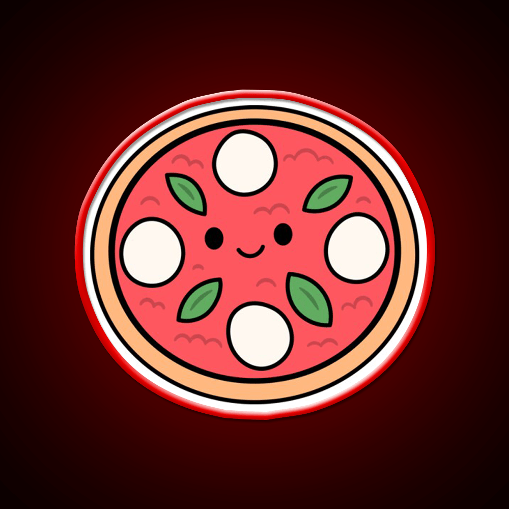 Margherita Pizza Fast Food Led Neon Sign For Burger Place Rgb Color - Shineneon