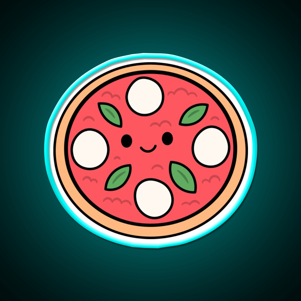 Margherita Pizza Fast Food Led Neon Sign For Burger Place Rgb Color - Shineneon