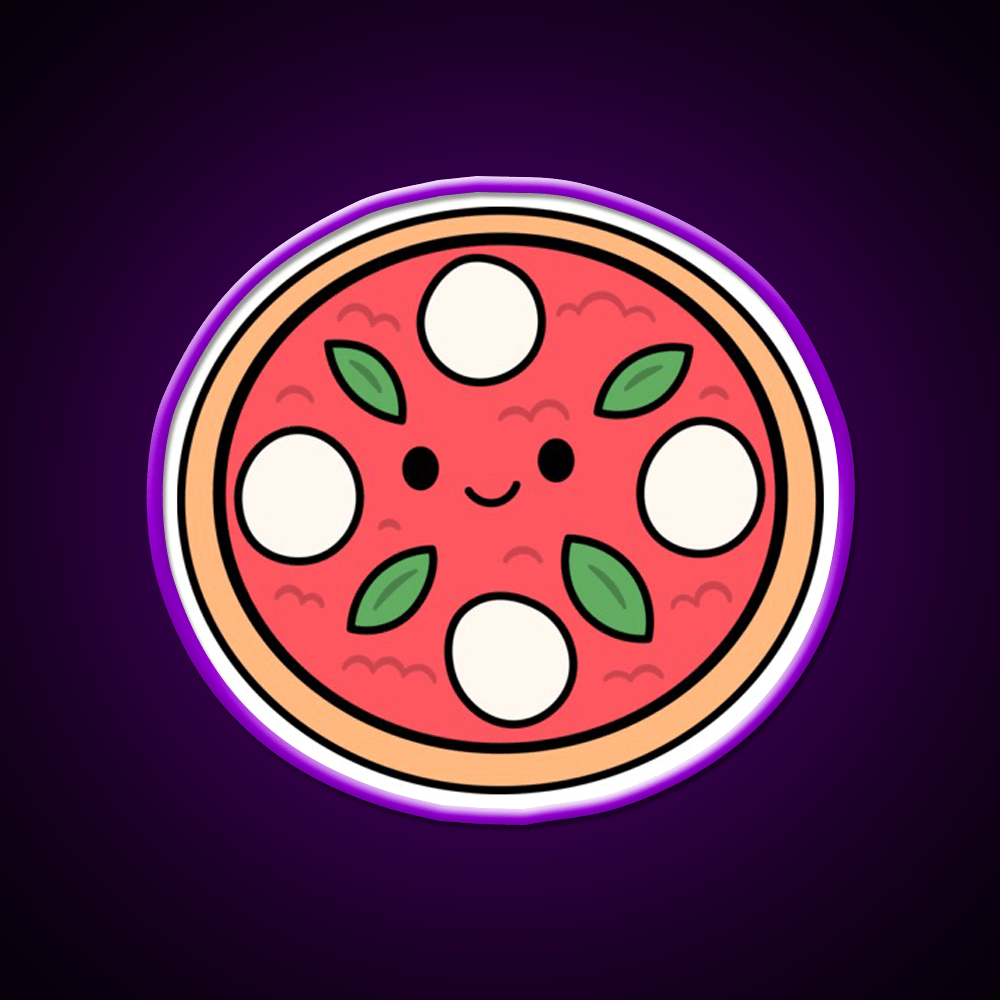 Margherita Pizza Fast Food Led Neon Sign For Burger Place Rgb Color - Shineneon