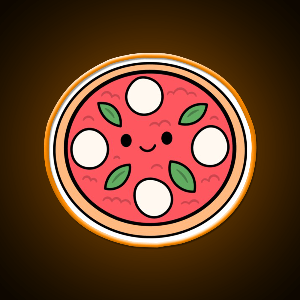 Margherita Pizza Fast Food Led Neon Sign For Burger Place Rgb Color - Shineneon