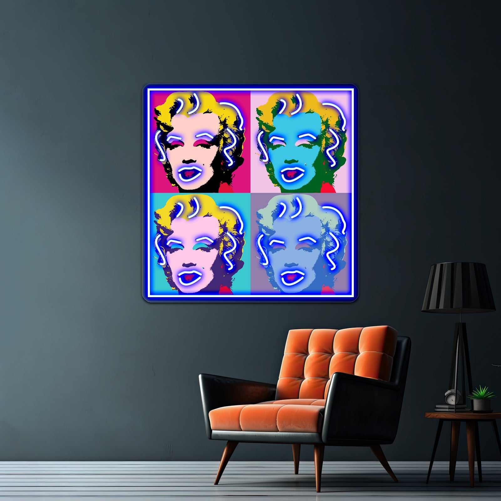 Marilyn Monroe Art Artwork Led Neon - LED neon sign view 5