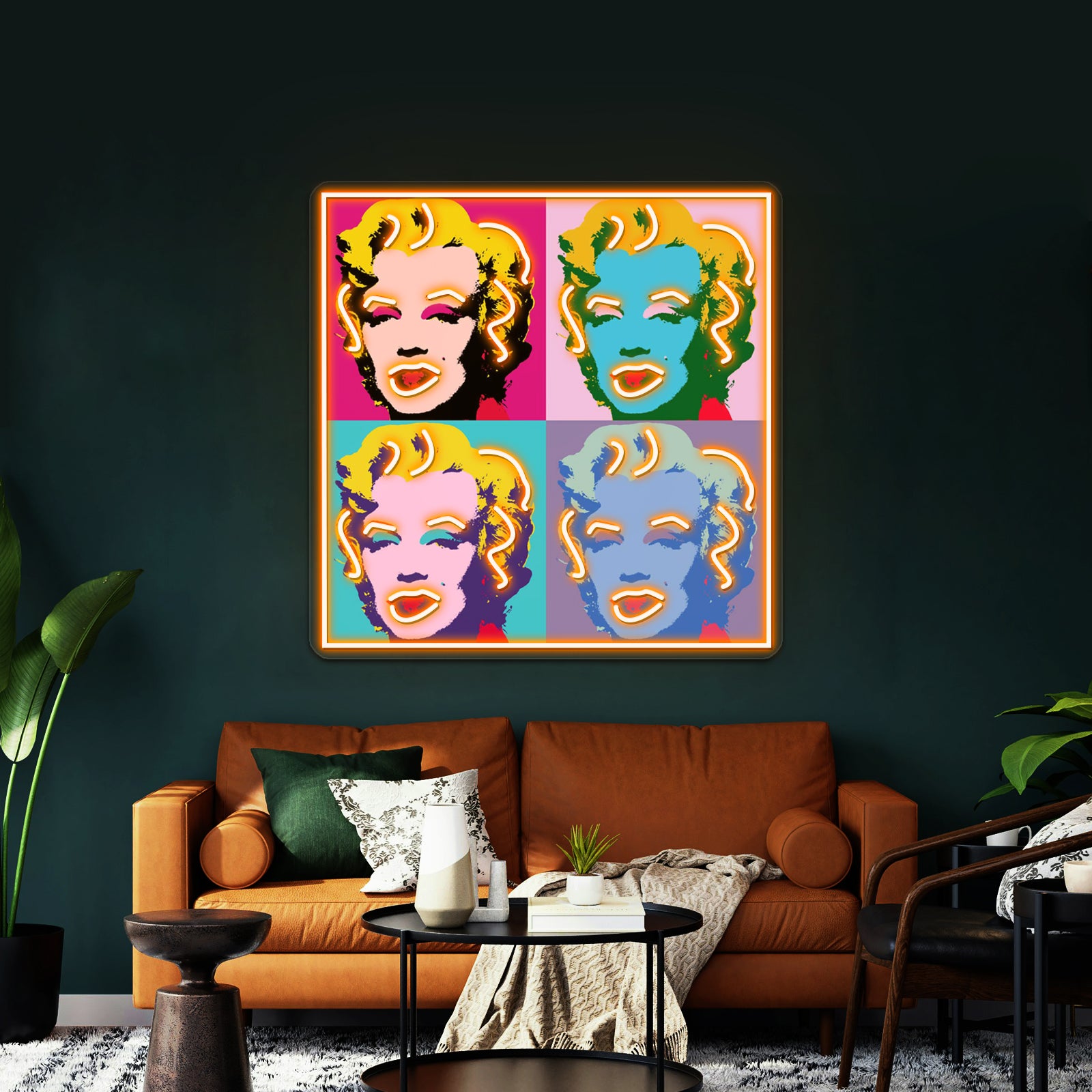 Marilyn Monroe Art Artwork Led Neon - LED neon sign view 6