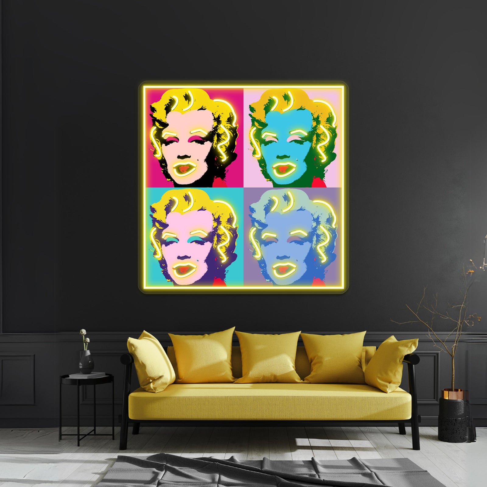 Marilyn Monroe Art Artwork Led Neon - LED neon sign view 7