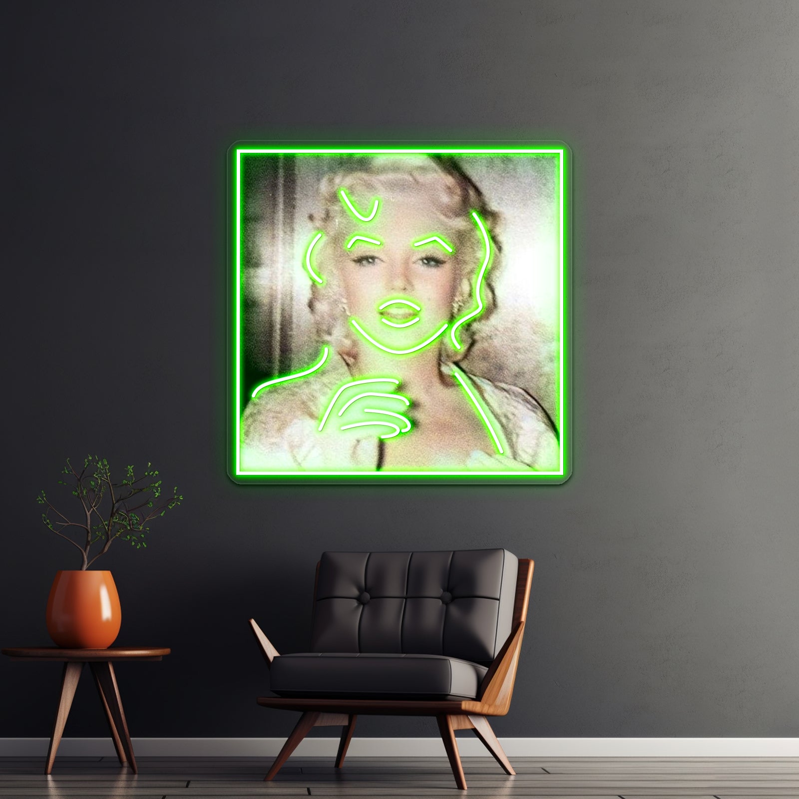 Marilyn Monroe Artwork Led Neon - LED neon sign view 9