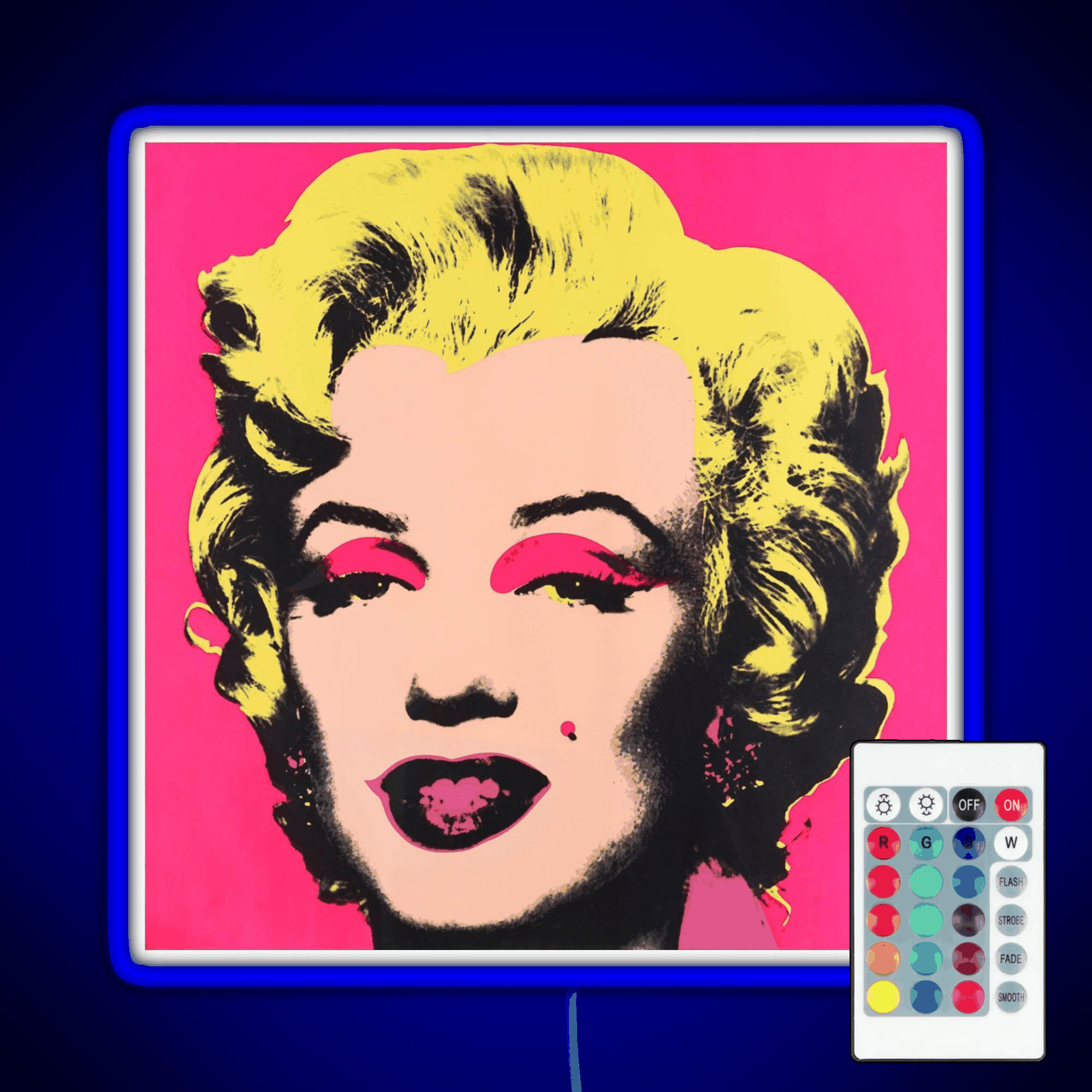 Marilyn Rgb Led Neon Sign Pop Wall Art