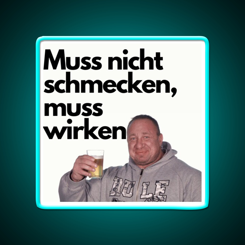 Markus Ruhl Meme Beer Bar Decor Led Neon Sign Rgb Color - Size and dimension reference