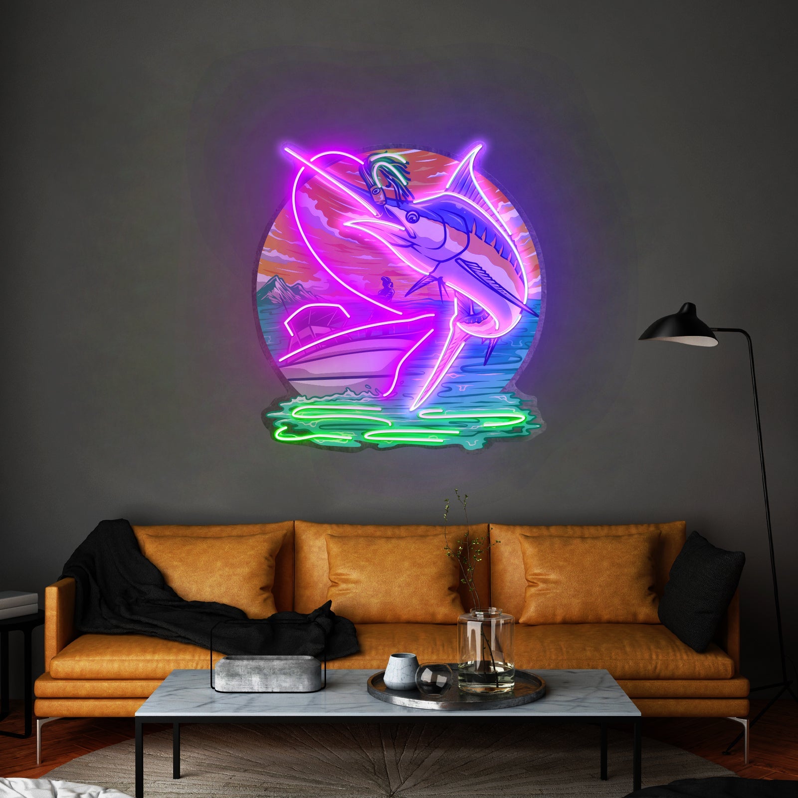 Marlin Sea Fishing Led Neon Sign Light Custom Led Signs - Shineneon
