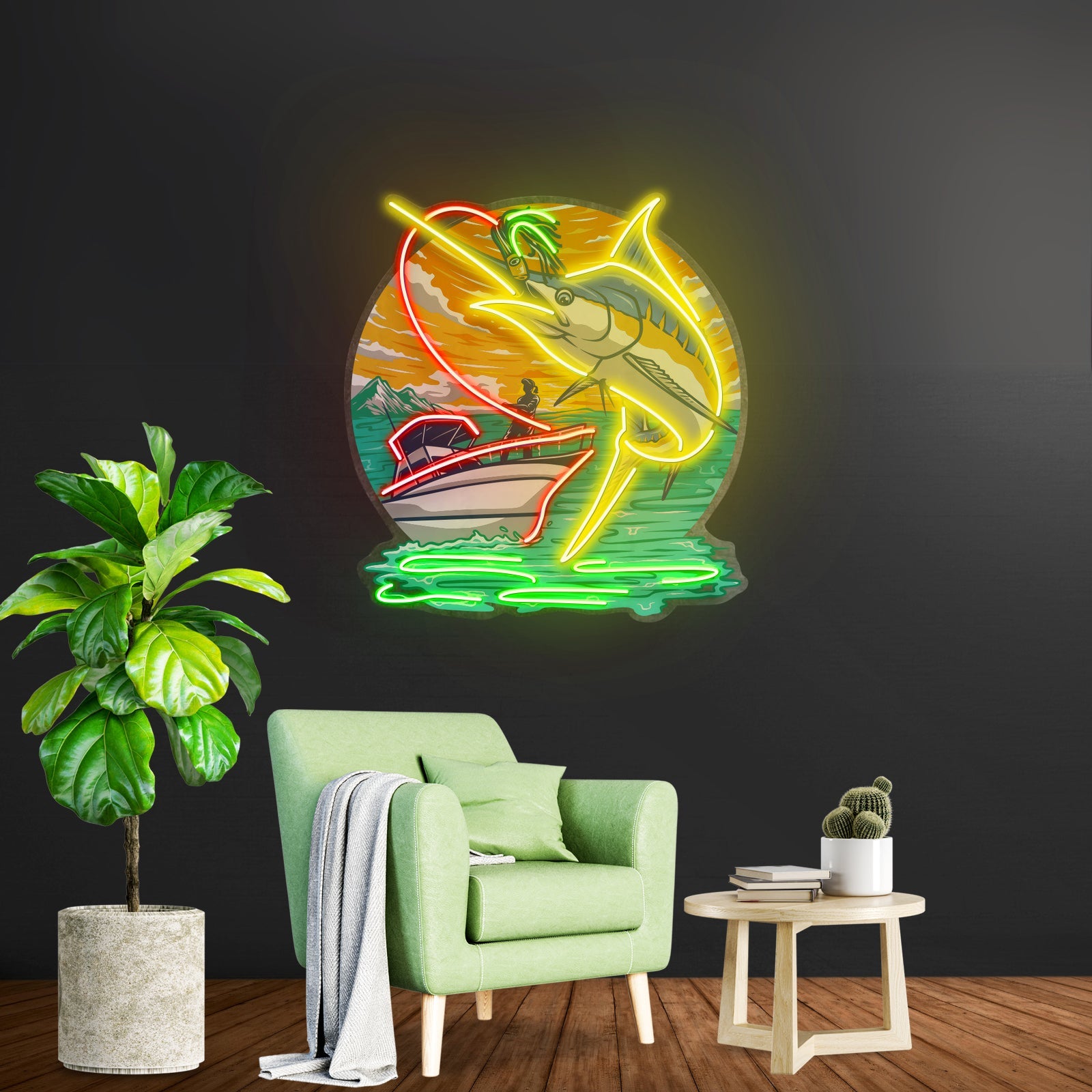 Marlin Sea Fishing Led Neon Sign Light Custom Led Signs - Shineneon