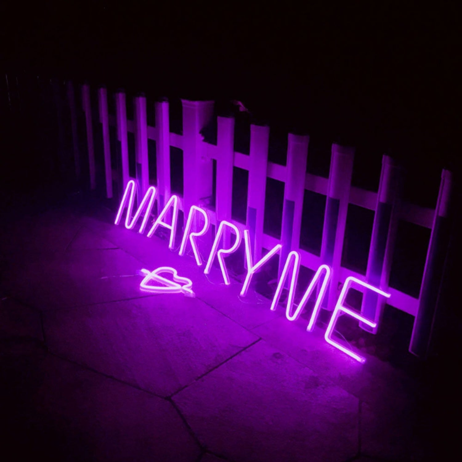 Marry Me Proposal Style 1 Neon Sign | Shineneon